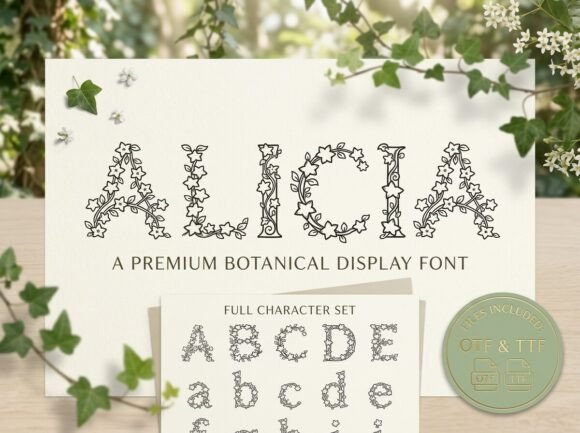 Alicia: A Botanical Serif That Grows on You