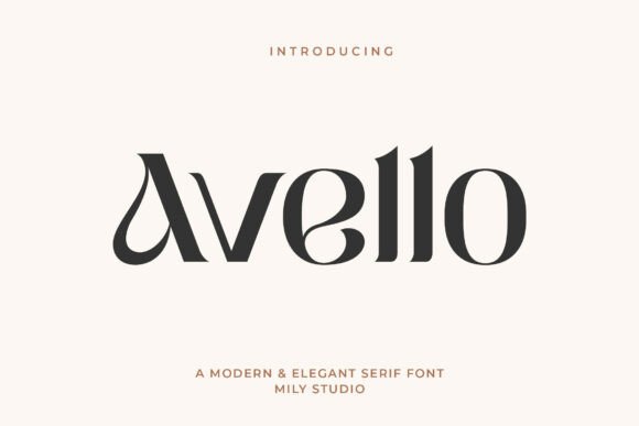 Avello: The Serif Font for Quiet Luxury
