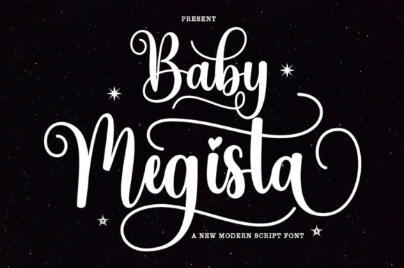 Baby Megista: A Creative Script Font for Distinctive Projects