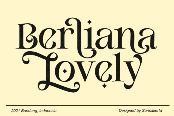 Berliana Lovely: The Elegant Serif for Modern Creators