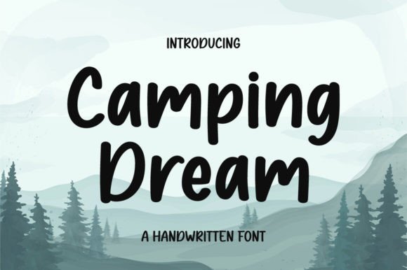 Camping Dream: A Handwritten Font for Authentic Designs