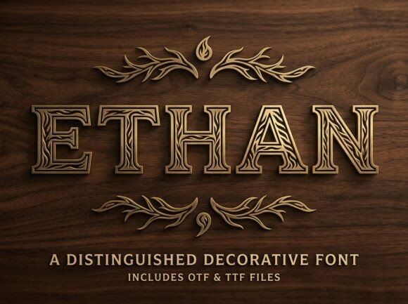 Ethan: The Display Font That Commands Attention