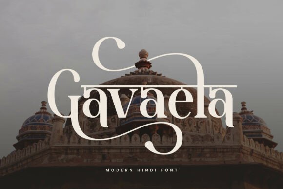 Gavaela: Bridging Heritage and Modernity in Display Typography