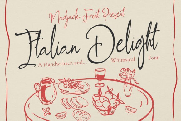 Italian Delight: A Typeface for Handcrafted Elegance