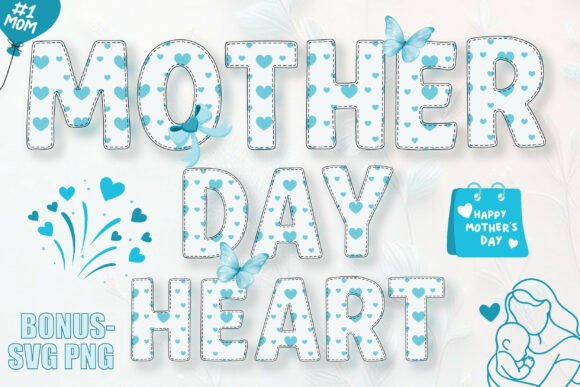 Mother Day Heart: A Typeface for Genuine Connection