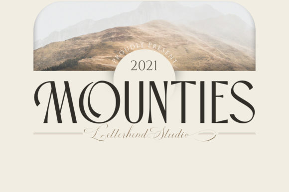 Mounties: A Modern Calligraphic Display Font for Timeless Design