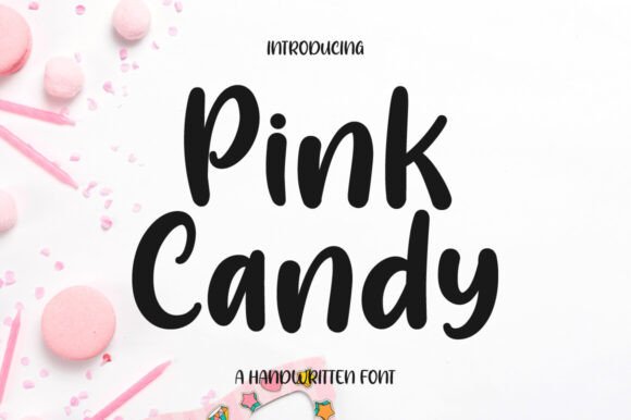 Pink Candy: A Handwritten Font for Authentic Design