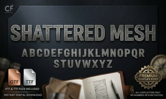 Shattered Mesh: Forging Industrial-Grade Brand Identity